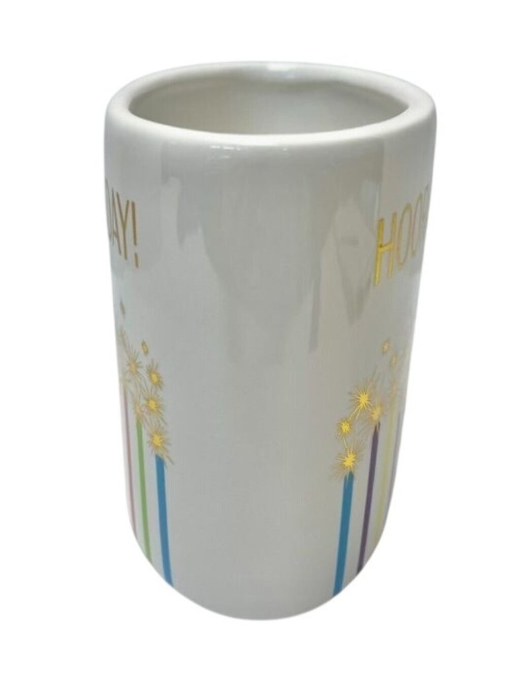 Hooray It’s Your Day Ceramic Birthday Vase Planter - Picture 3 of 8